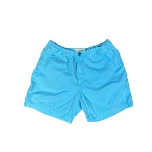 Hollister Men's shorts light blue elastic waist button closure